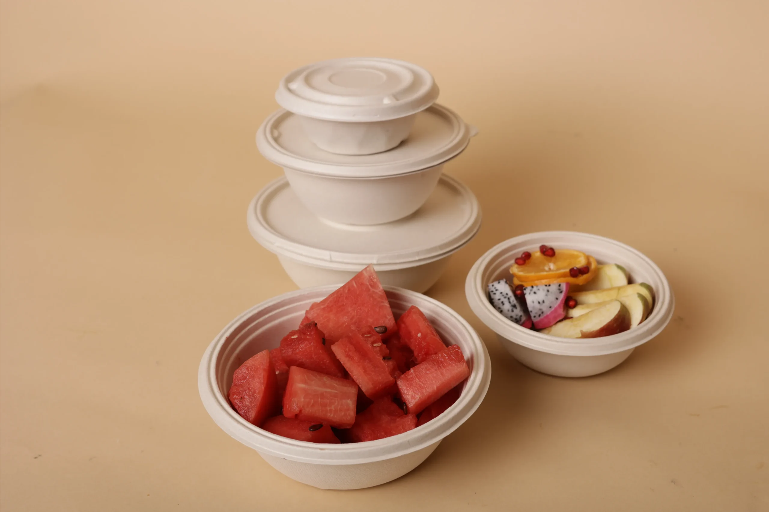Anti Leak Round Bowls With Lids